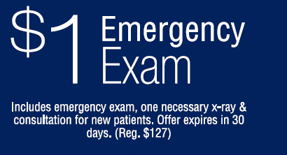 One dollar emergency exam